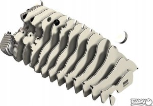 Fat Brain Toys NiedĽwiedĽ Polarny Eugy. Eko* Układanka 3D 3