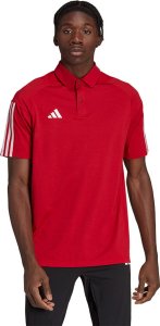 Adidas Koszulka męska adidas Tiro 23 Competition Polo czerwona HI3049 XS 1