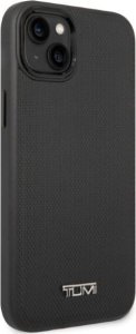 Tumi TUHMP14SRBAK iPhone 14 / 15 / 13 6.1" black/black hardcase Leather Balistic Pattern MagSafe 4