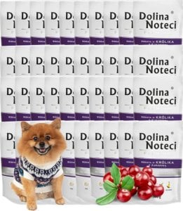 Dolina Noteci Mokra karma dla psa Dolina Noteci Premium królik z żurawiną 40x500g 1