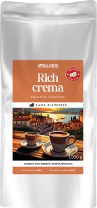 Kawa ziarnista 4Swiss Rich Crema świeżo palona 1 kg 1