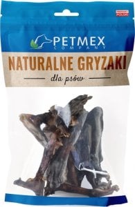 Petmex PETMEX - Łapki królicze z futrem gryzak naturalny 100g 1