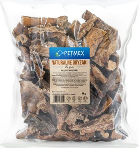 Petmex PETMEX - Płuco wołowe gryzak naturalny 1kg 1