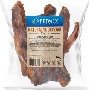 Petmex PETMEX - Skrzydło z gęsi gryzak naturalny 200g 1