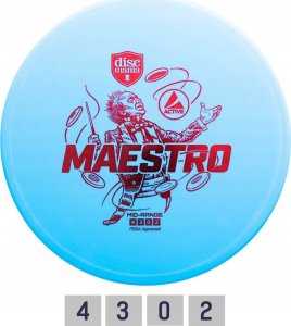 Discmania Discgolf DISCMANIA Midrange Driver MAESTRO Active Light Blue 4/3/0/2 1