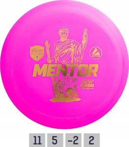 Discmania Discgolf DISCMANIA Distance Driver MENTOR Acrtive 11/5/-2/2 Pink 1