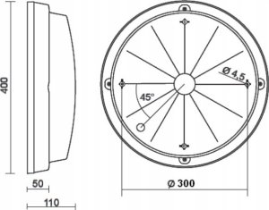 Lampa sufitowa PXF Lighting plafon LED Modena biała (PX3000206) 3