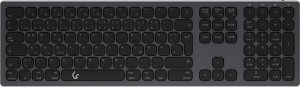 Klawiatura Keysonic KEYSONIC KSK-8023BTRF Full-Size Keyboard BT RF Windows macOS Android USB Type C Kabel Laden in 2 bis 3 Stunden Reichweite von 8 m 1