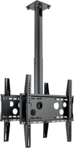 Hagor HAGOR HA DH Duo S Deckenhalter fuer 2x 81-127cm screens back-to-back max VESA 400x400mm max Traglast 2x 35kg Deckenabstand 438-738mm 1