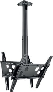 Hagor HAGOR HA DH Duo S Deckenhalter fuer 2x 81-127cm screens back-to-back max VESA 400x400mm max Traglast 2x 35kg Deckenabstand 438-738mm 2