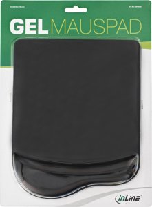 Podkładka InLine ® Mouse Pad with gel wrist rest 235x185x25mm black 3