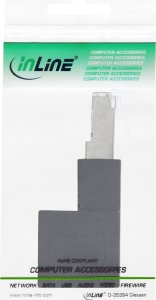 InLine InLine® patch cord adapter Cat.6A, RJ45 plug / socket, angled 90° downwards 4
