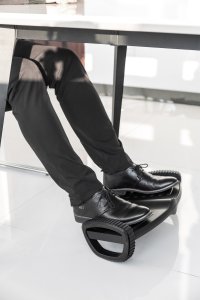 InLine ® foot rest, ergonomic, black 6