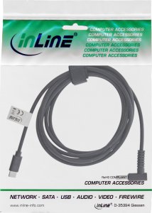 Kabel USB InLine USB-C - DC 4.5 x 3.0mm 2 m Czarny (26674) 2