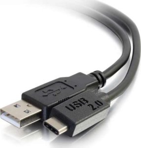 Kabel USB C2G C2G 2m USB 2.0 USB Type C to USB A Cable M/M - USB C Cable Black - USB-Kabel - USB (M) zu 24 pin USB-C (M) - USB 2.0 - 2 m - geformt - Schwarz 1