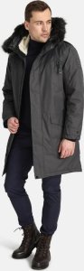 Kurtka męska Norway 1963 Huppa DAWSON męski płaszcz ciemnoszary 3