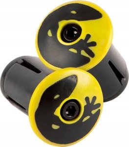 Lizard Skins Korki do kierownicy LIZARDSKINS Road Bar End Plugs - Viper Yellow para (NEW) 1