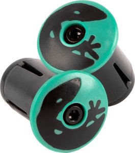 Lizard Skins Korki do kierownicy LIZARDSKINS Road Bar End Plugs - Celeste Green para (NEW) 1