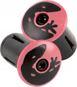 Lizard Skins Korki do kierownicy LIZARDSKINS Road Bar End Plugs - Neon Pink para (NEW) 1