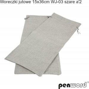 Polsirhurt Woreczki jutowe 15x36cm szare WJ-03 p2 1