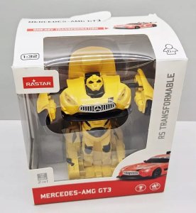 Rastar RASTAR Die cast 1:32 Mercedes-Benz GT3 AMG transformable car with light and sound, 62300 1