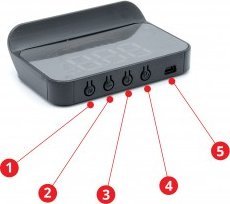 Nawigacja GPS Einparts WYŚWIETLACZ HUD NA SZYBIE HEAD UP EINPARTS 7