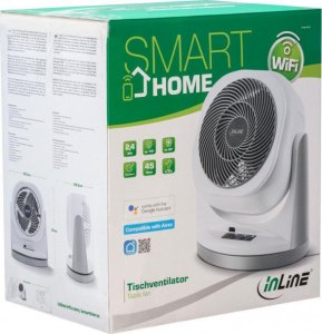 InLine InLine® SmartHome Table fan white/grey 1