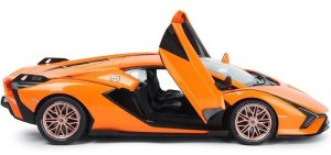 Rastar Lamborghini Sian R/C 1:24 Pomarańczowe 4