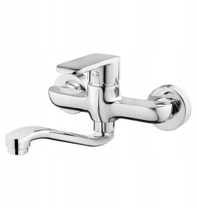 vidaXL BATERIA ZLEWOZMYWAK SC SIROS WYLEWKA 215 CM CHROM 9