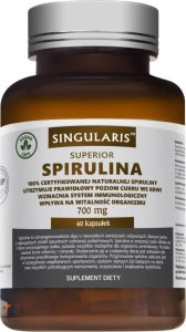 Singularis-Herbs Singularis Superior Spirulina 700 mg 60 kapsułek 1