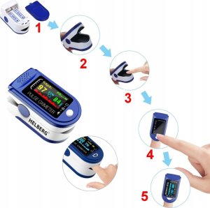 Pulsoksymetr Tech-Protect MEDYCZNY PULSOKSYMETR NAPALCOWY PULSOMETR 8