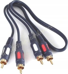 Kabel Vitalco KABEL 2XRCA - 2XRCA CHINCH 2- RCA łezka 0,5m fv 1