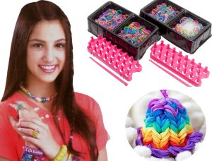 GUMKI DO ROBIENIA BRANSOLETEK LOOM BANDS + KLIPSY 1