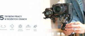 Gimbal FeiYu Tech Gimbal ręczny FeiyuTech Scorp F1 mini do smartfonów, kamer sportowych i aparatów bezlusterkowych 24