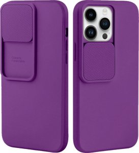 Etui CamShield Soft Silicone Case do iPhone 14 Pro fioletowy 1