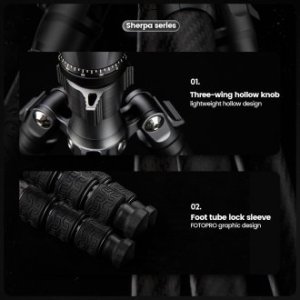 Statyw Fotopro Statyw Fotopro Sherpa Max - czarny 16