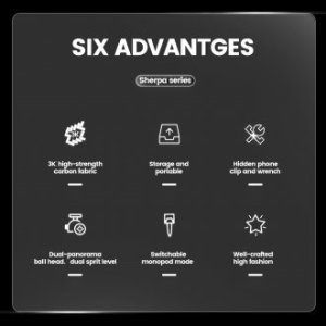 Statyw Fotopro Statyw Fotopro Sherpa Max - czarny 23