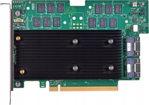 Kontroler Broadcom Broadcom MegaRAID 9670W-16i - Speichercontroller (RAID) - 16 Sender/Kanal - SATA 6Gb/s / SAS 24Gb/s / PCIe 4.0 (NVMe) - RAID RAID 0, 1, 5, 6, 10, 50, 60 - PCIe 4.0 x16 2