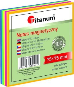 Ziemia Obiecana Karteczki elektrostatyczne notes 75x75mm 100k mix 2