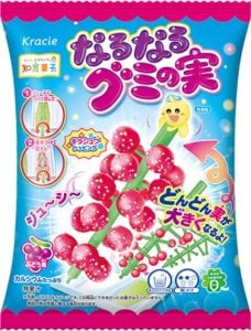 Wrigley Naru Naru Gummy Fruits, rosnące cukierki winogronowe 15g - Kracie 1