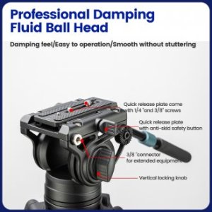 Statyw Fotopro Statyw video Fotopro DV-3A 12