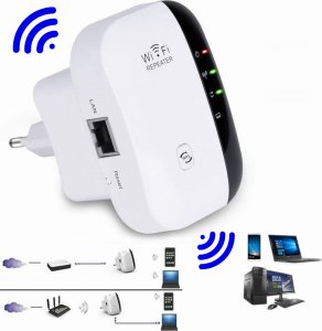 Access Point SwiatKabli Wzmacniacz sygnału WIFI REPEATER LAN 300Mbps 1