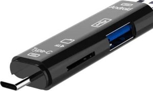 Czytnik SwiatKabli Czytnik kart microSD gniazdo USB type C / micro USB / USB 2.0 5