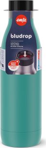 Emsa Emsa Bludrop Color insulated drinking bottle 0.7 liters, thermos bottle (petrol, stainless steel) 4