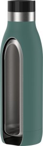 Emsa Emsa Bludrop Color insulated drinking bottle 0.7 liters, thermos bottle (petrol, stainless steel) 5