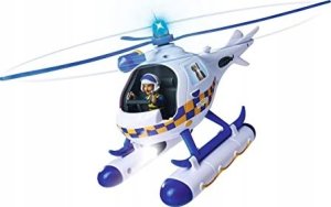 Dickie Simba Fireman Sam Police Wallaby, Toy Vehicle (White/Blue, With Light and Sound) 1