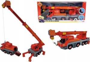 Dickie Simba Fireman Sam 2-in-1 rescue crane, toy vehicle (red/yellow) 1