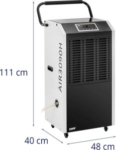 MSW Osuszacz powietrza pochłaniacz wilgoci przemysłowy budowlany 1800 W 1129 m3/h do 170 m2 Osuszacz powietrza pochłaniacz wilgoci przemysłowy budowlany 1800 W 1129 m3/h do 170 m2 7