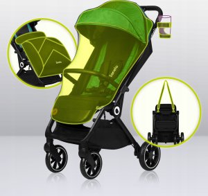 Wózek Lionelo Lionelo sportinis vežimėlis Cloe, green emerald 20