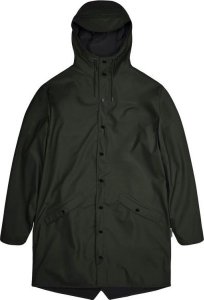 Rains Rains kurtka przeciwdeszczowa unisex LONG JACKET 12020 03 GREEN L 1